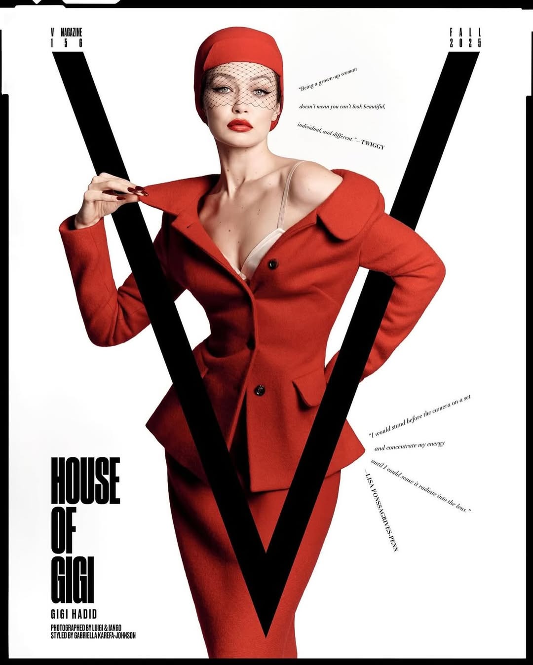 Luigi & Iango X Gigi Hadid for V Magazine Aug. 25