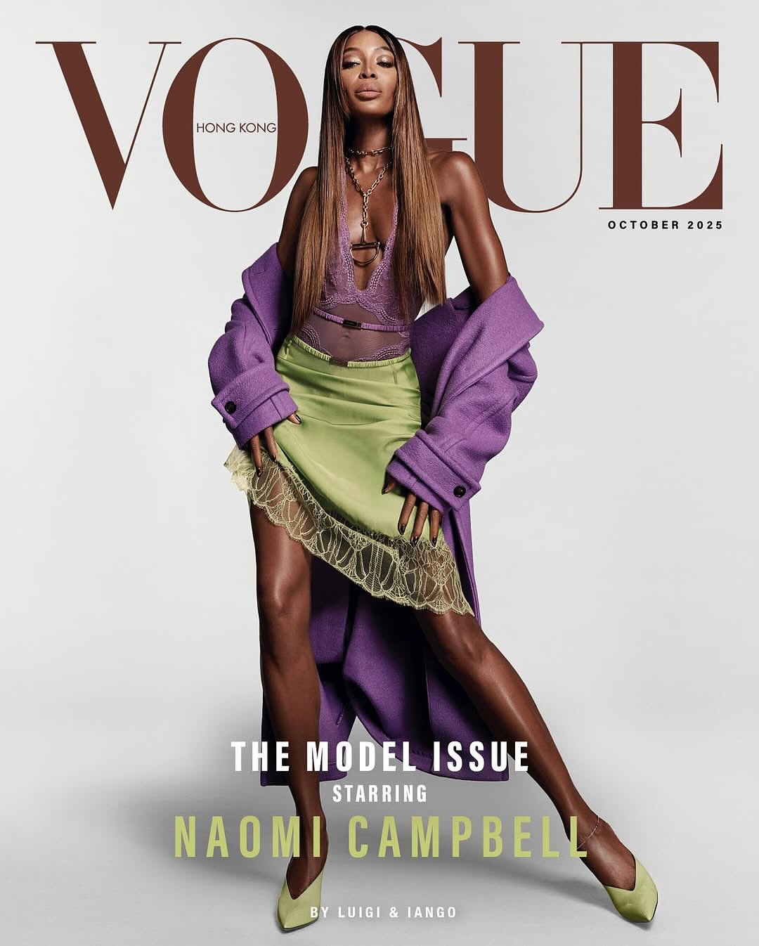 Luigi & Iango X Naomi Campbell for Vogue Hong Kong Oct. 25