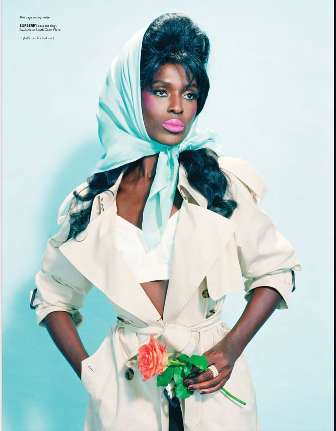 Miles Aldridge X Jodie Turner-Smith for Flaunt Magazine Oct. 25
