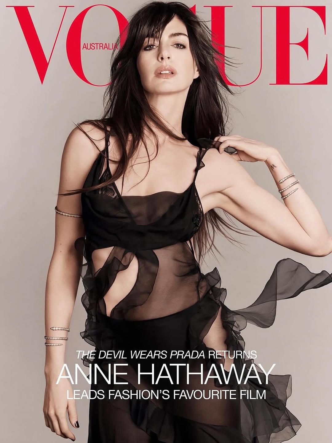 Luigi & Iango X Anne Hathaway for Vogue Australia Apr. 26