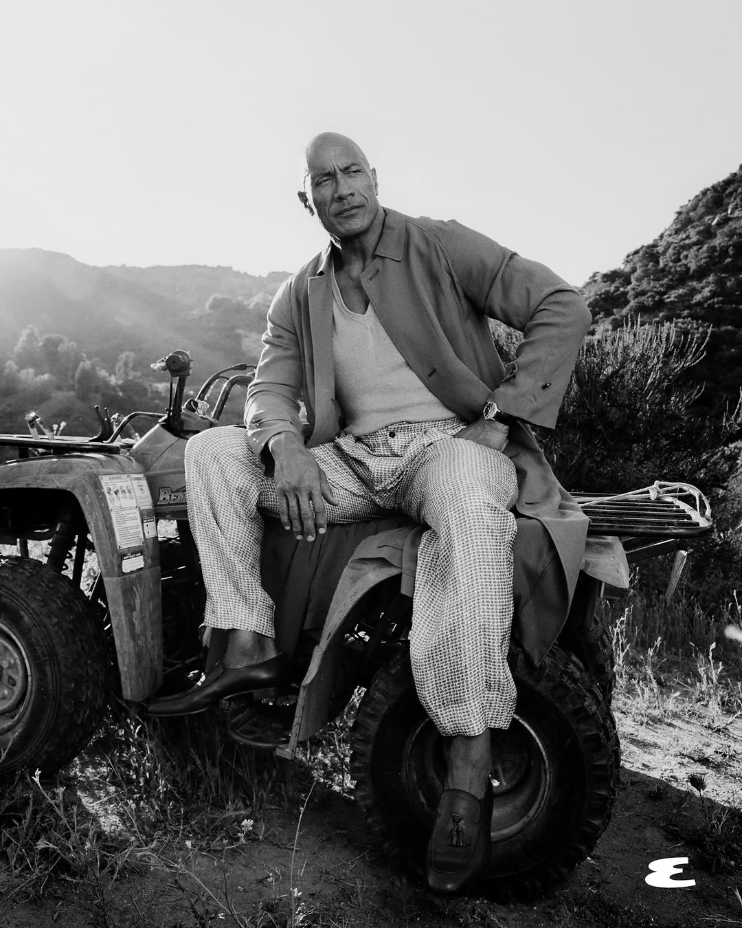 Another incredible shoot with @therock & @esquire ...