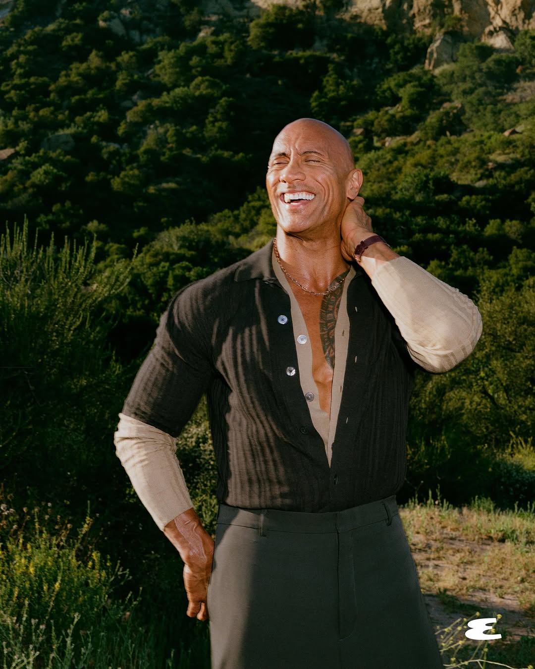 Another incredible shoot with @therock & @esquire ...