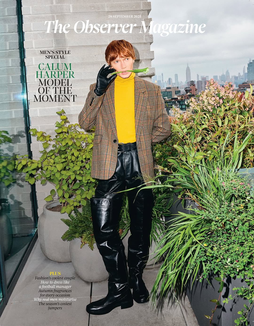 Jeremy Liebman X Calum Harper for The Observer Magazine Sep. 25