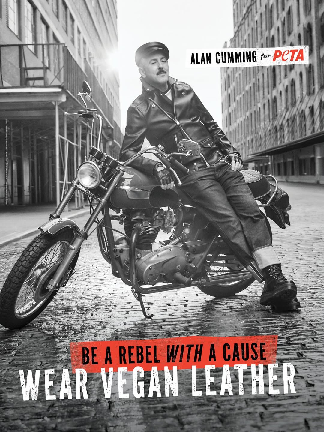 Richard Phibbs X Alan Cumming for PETA Feb. 26