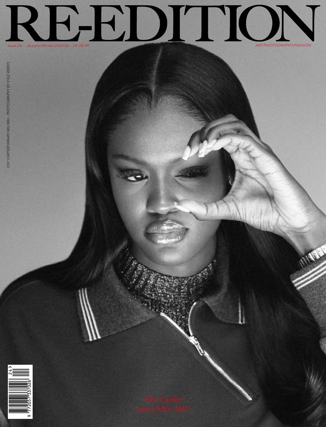 Kyle Weeks X Chy Cartier for Re-Edition Magazine Nov. 25