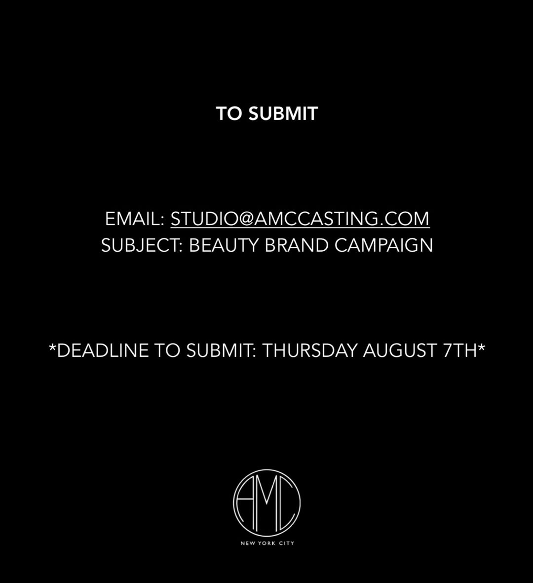 ‼️ CASTING CALL ‼️

#castingcall #beautycasting