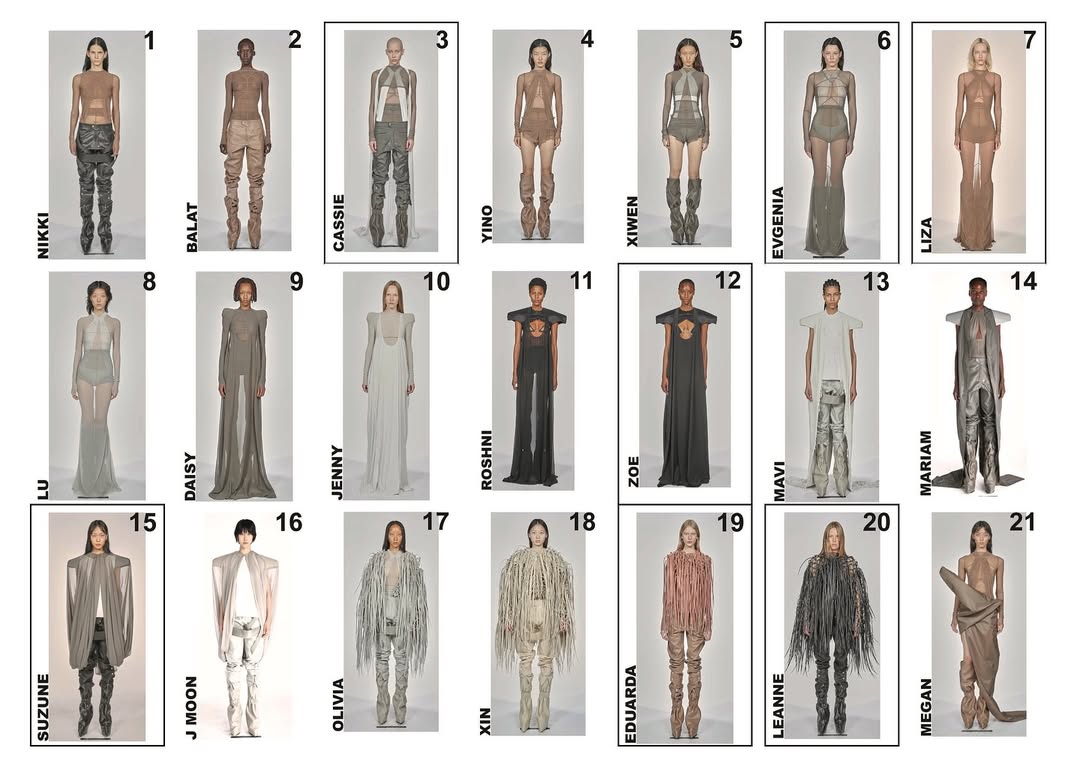@RICKOWENSONLINE SS26 WOMEN’S ‘TEMPLE’

@tyrone_dylan 
@duffy_duffy 
@daniel_s_makeup 
@annaphilippa00