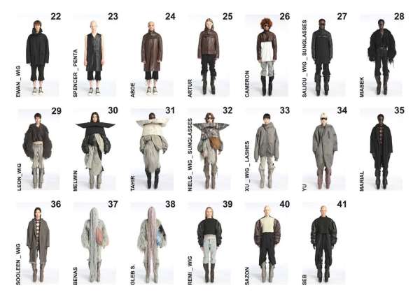 @RICKOWENSONLINE FW26 MENS ‘TOWER’ 🖤