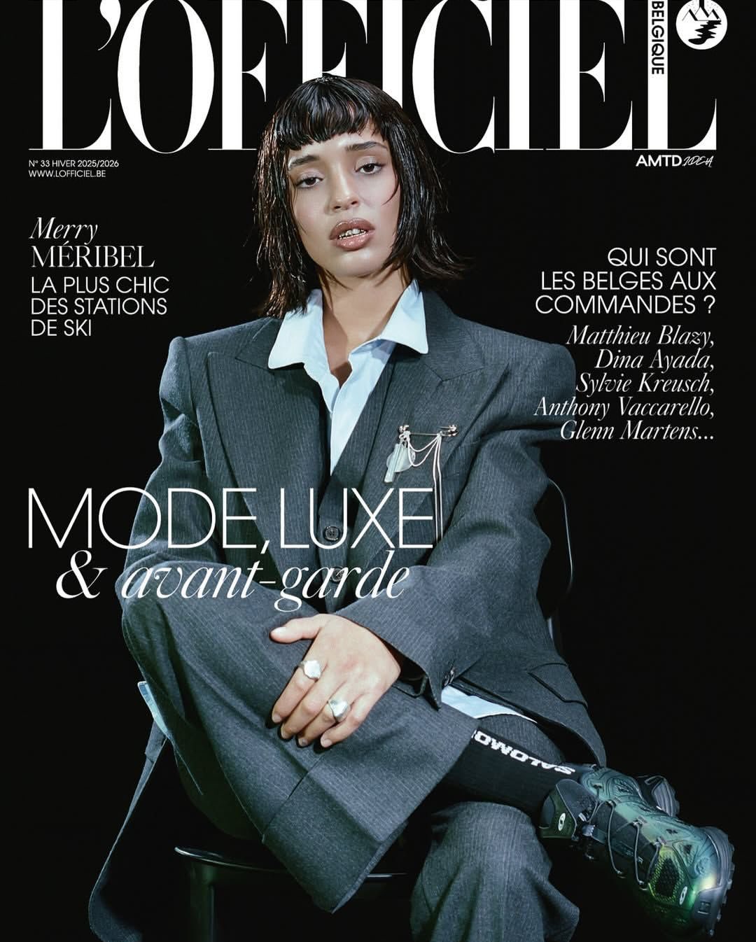Yana Van Nuffel X L’Officiel Belgium Dec. 25