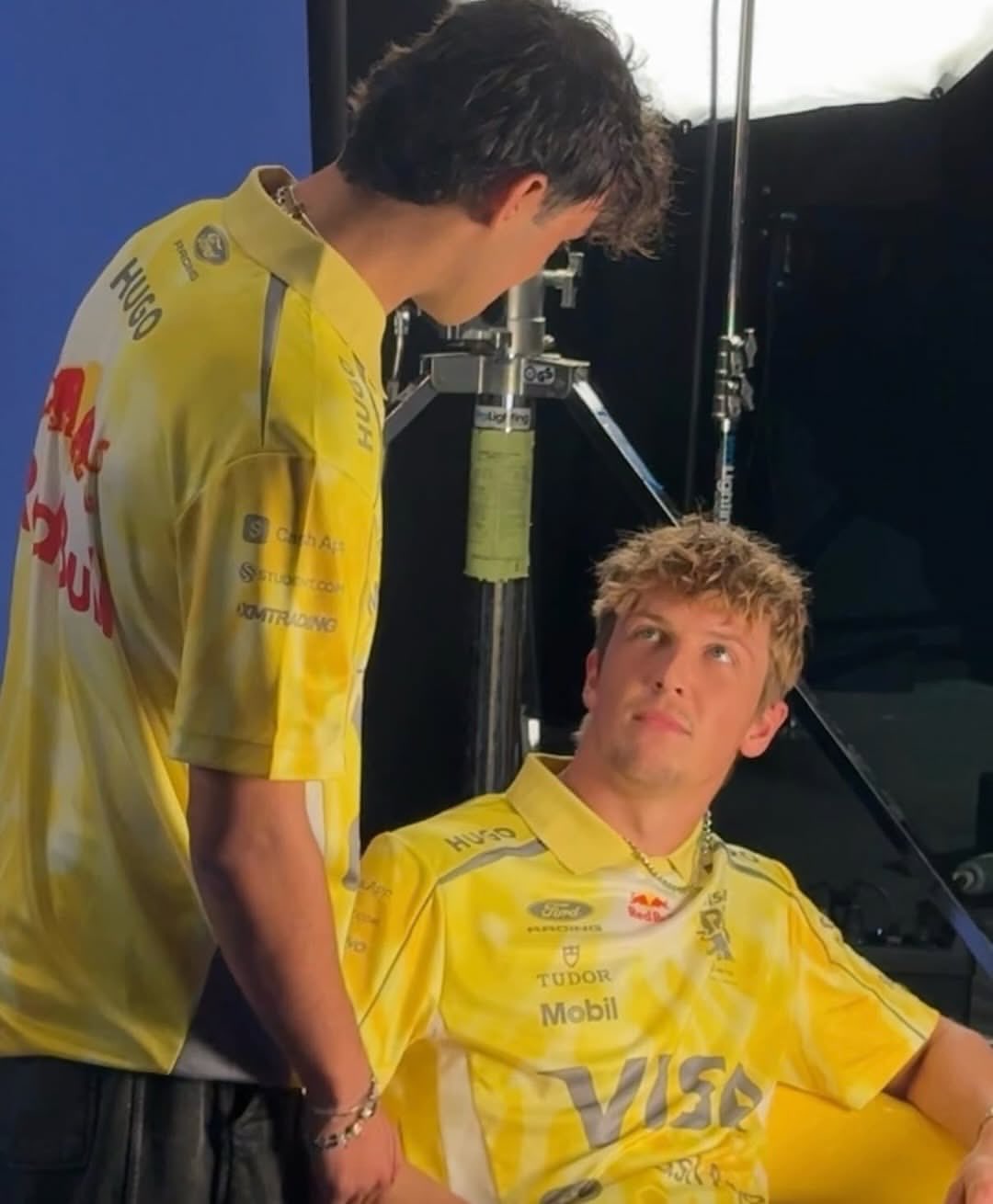 on set with us! ️ 