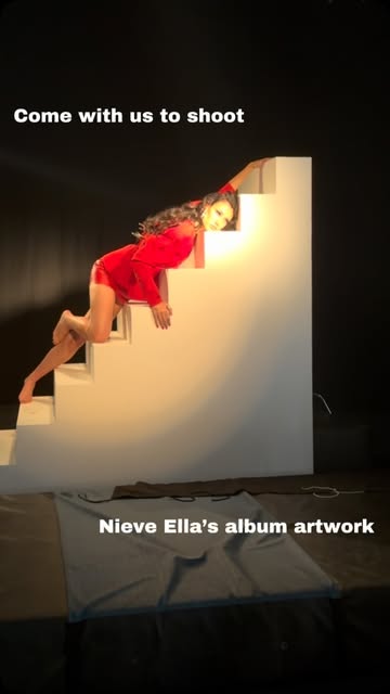 Come with us to shoot BTS for @nieveella al...
