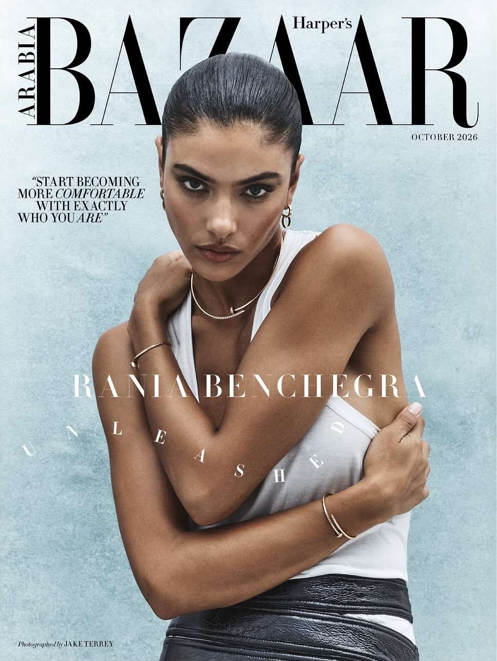 Jake Terrey X Rania Benchegra for Harper’s Bazaar Arabia Oct. 26