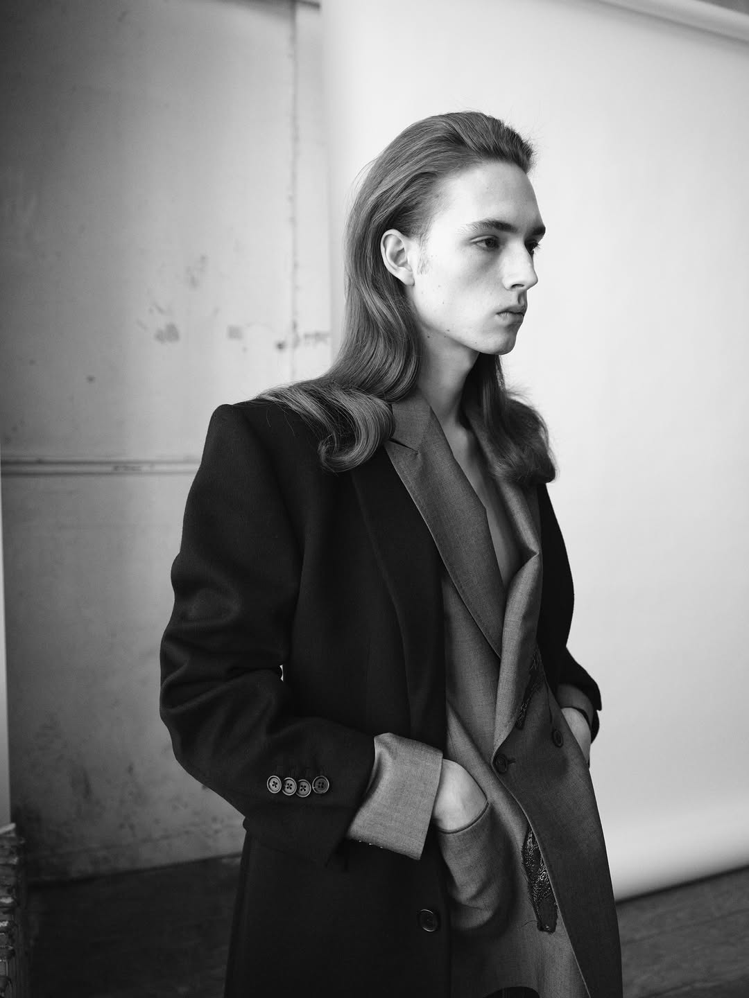 Handsome Niels Veldman @girlmgmt, Nour Oitahar @no...