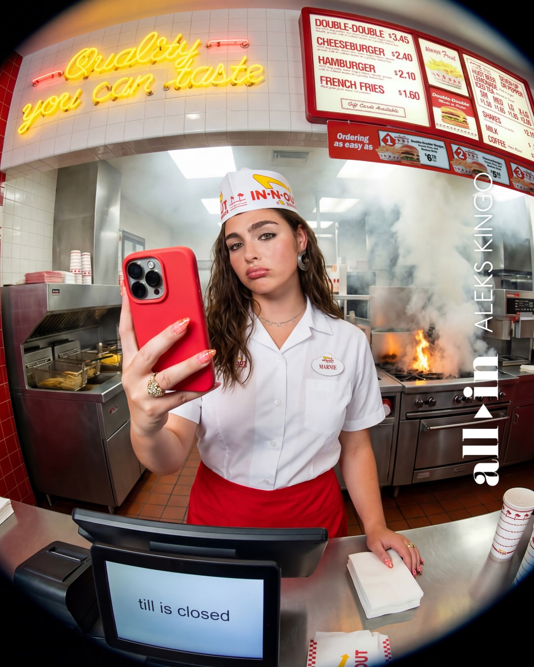Aleksandra Kingo X In-N-Out Burger Mar. 26