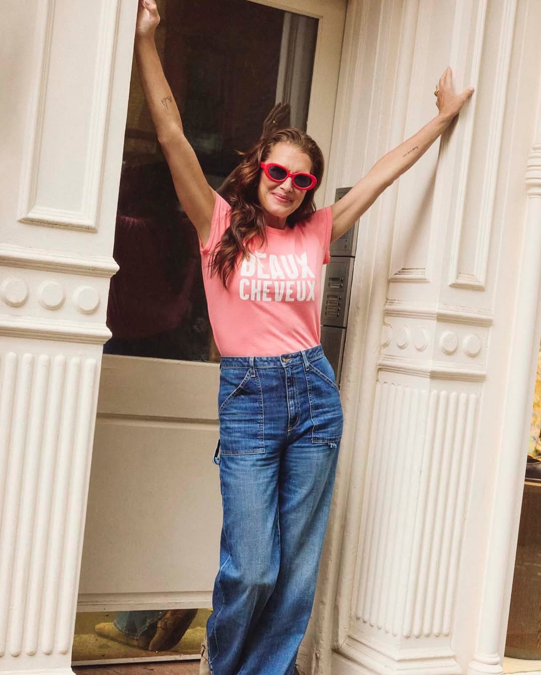 Cassie Robinson X Brooke Shields for Clare V. Jul. 25
