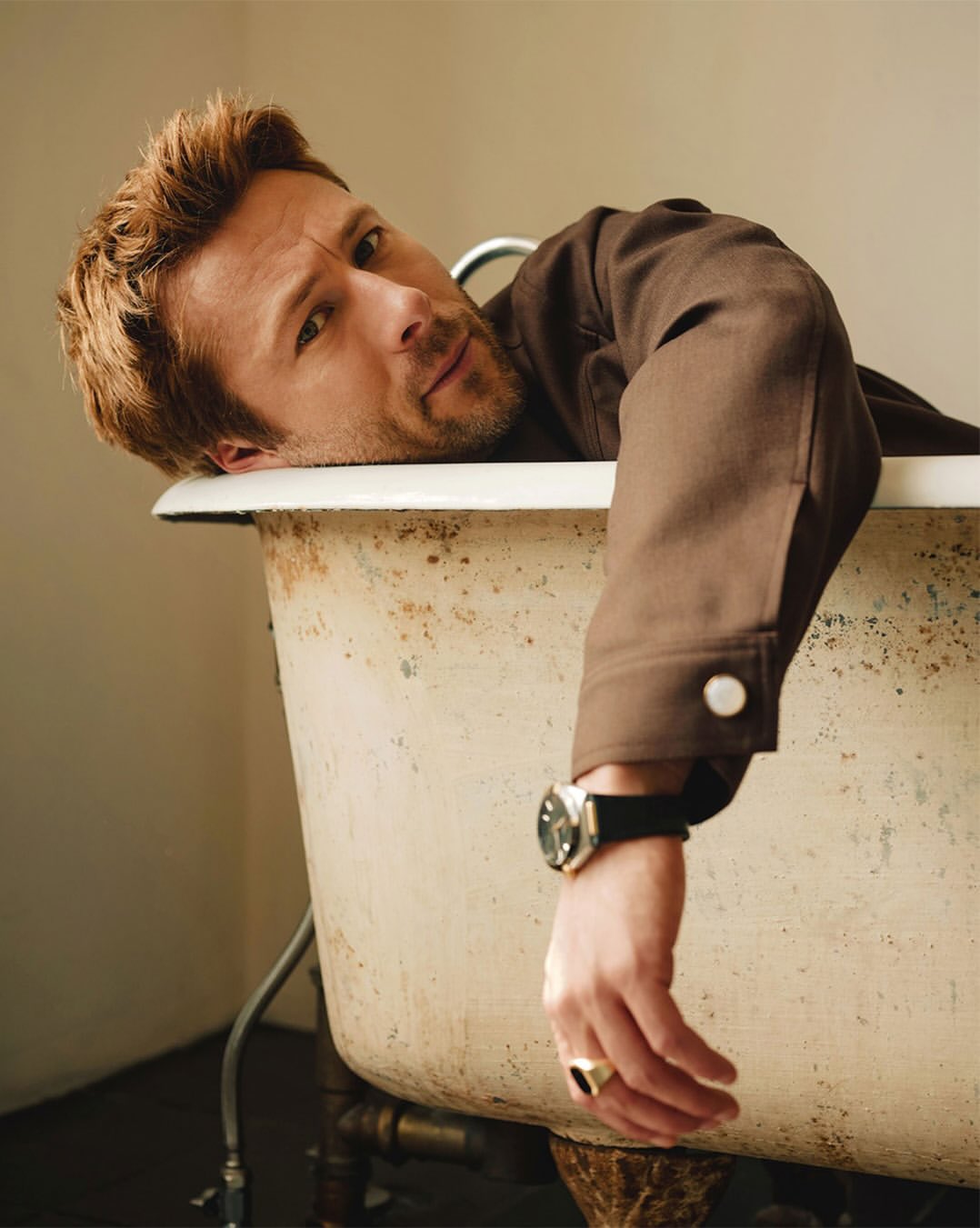 Erik Carter X Glen Powell for Guardian Saturday Nov. 25