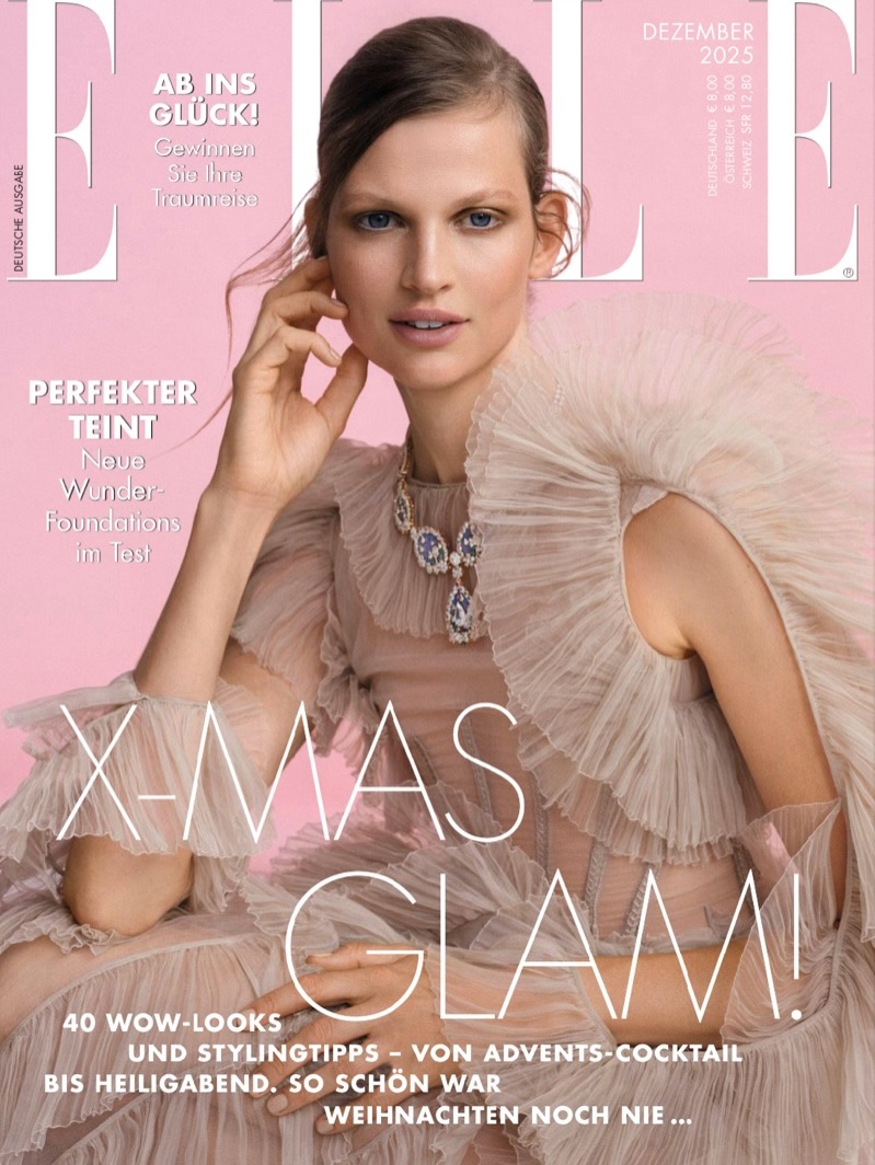 Andreas Ortner X Bette Franke for Elle Germany Dec. 25