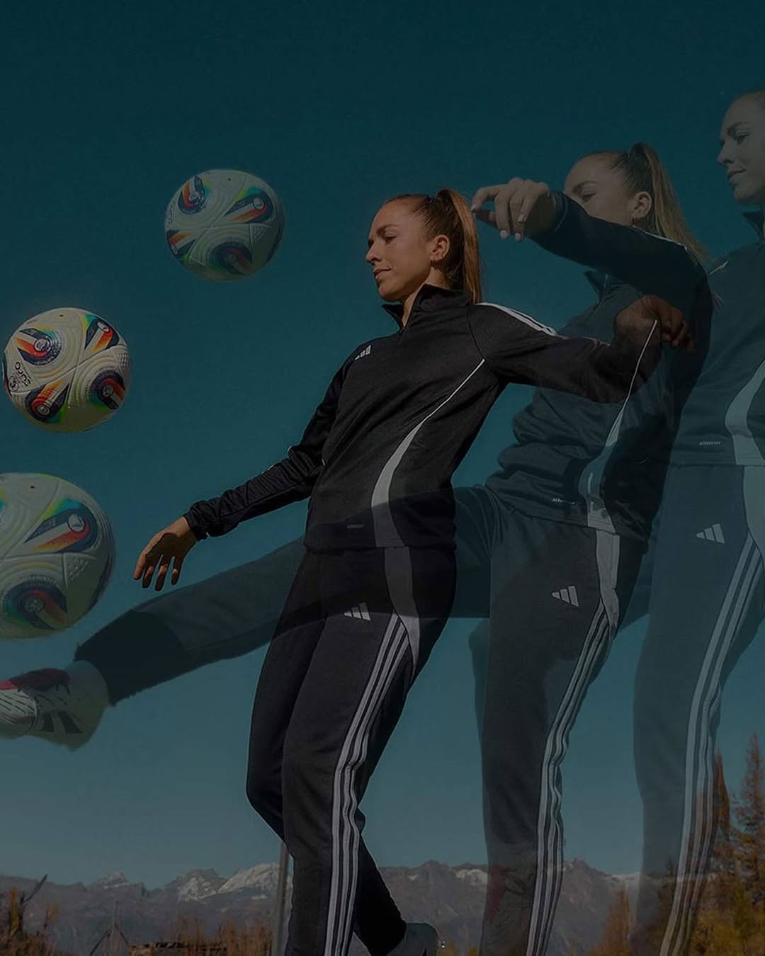 Anna Huix X Lia Wälti for adidas Football Dec. 24
