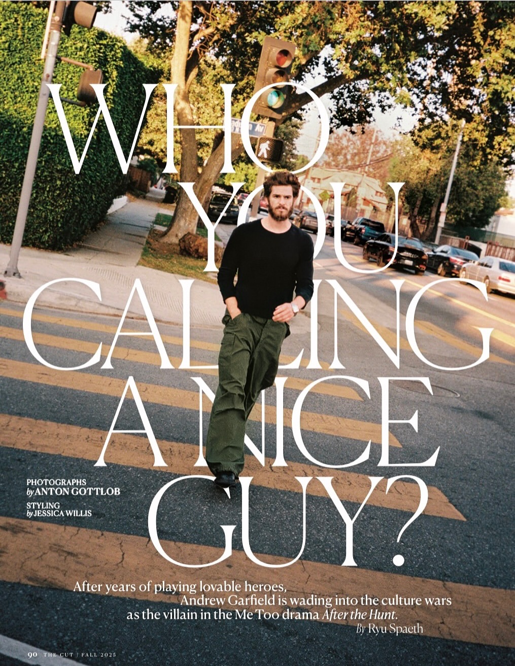 Anton Gottlob X Andrew Garfield for The Cut Sep. 25