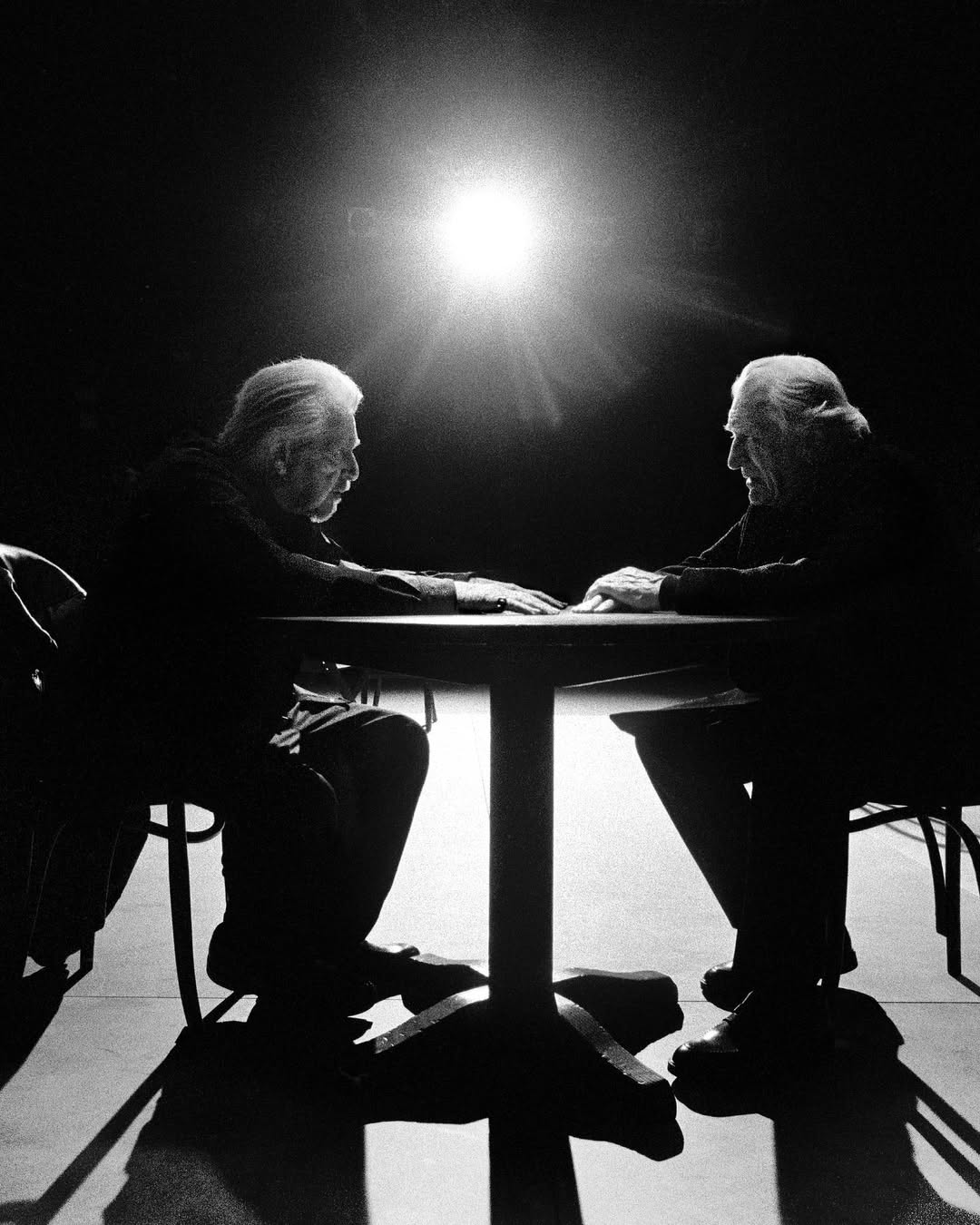 Moncler, Warmer Together Campaign with Al Pacino & Robert De Niro

Creative Direction, Writing and Strategy: @wesayhi

WeSayHi Team: @he_calls_me_koko 
@danikiwimeier 
@minniatur 
@adellatucker 
@maranoiac @twistedloupe

Directed by: @wesayhi & @platon Music by: @tobenwigwe Hero Photography: @platon BTS Photography: @edeani @cole_barash DOP: @katearizmendi BTS DOP: @coryphoto Set Design: @frau.juliawagner Styling: @verydavidbradshaw Production: @apstudioinc Studio Platon Production: @_michelemurray Music supervision: @minniatur Video Post: @arketypeworld @cultnation Edit: @huOun @coryphoto Colour: @simon_boisx VFX: @hailphilly