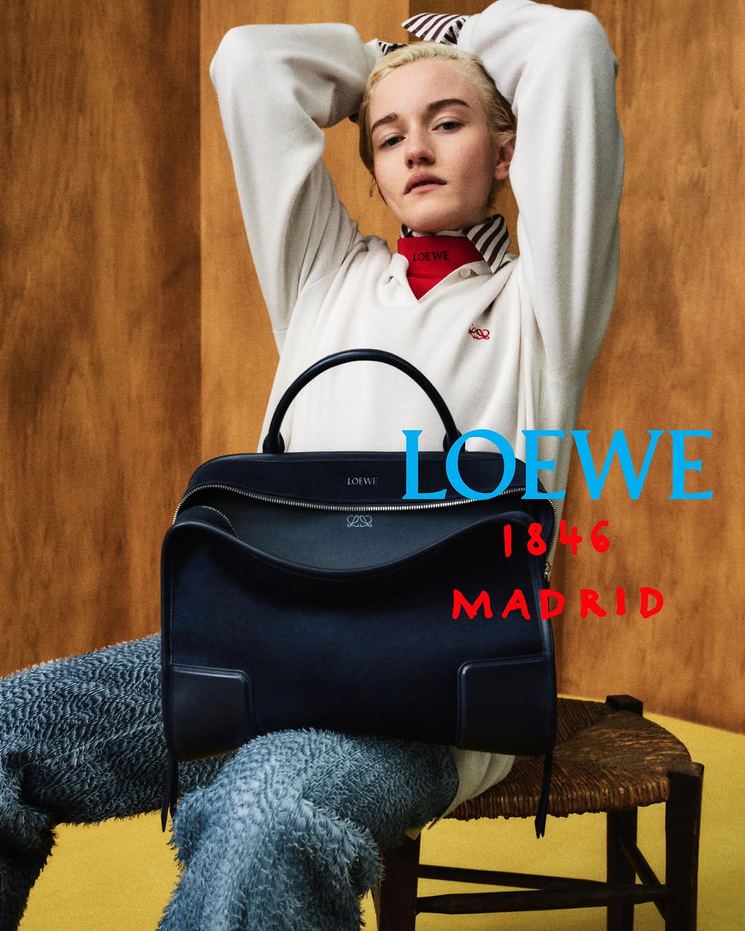 Loewe celebrating 180 years

Creative Directors: @jackmccollough
@lazro
Art Directors: @carinafreystefaniebarth
Photographer: @taliachetrit
Stylist: @jodieabarnes
Set Design: @daviddequevedo
Director: @treglown
DP: @charlie_knight_
Production: @apstudioinc