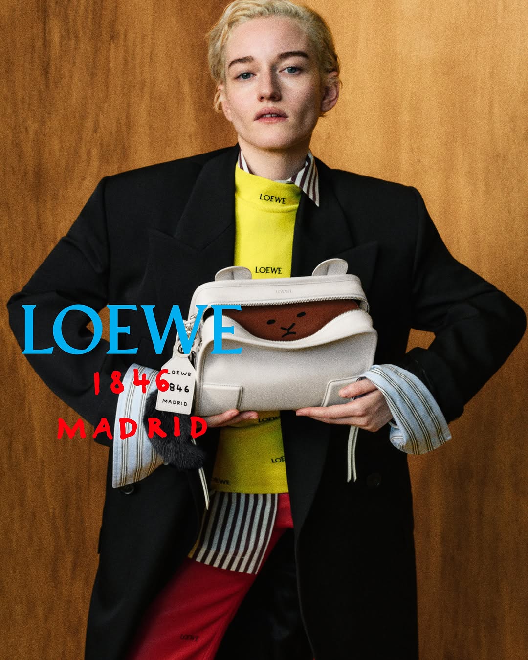 Loewe celebrating 180 years

Creative Directors: @jackmccollough
@lazro
Art Directors: @carinafreystefaniebarth
Photographer: @taliachetrit
Stylist: @jodieabarnes
Set Design: @daviddequevedo
Director: @treglown
DP: @charlie_knight_
Production: @apstudioinc