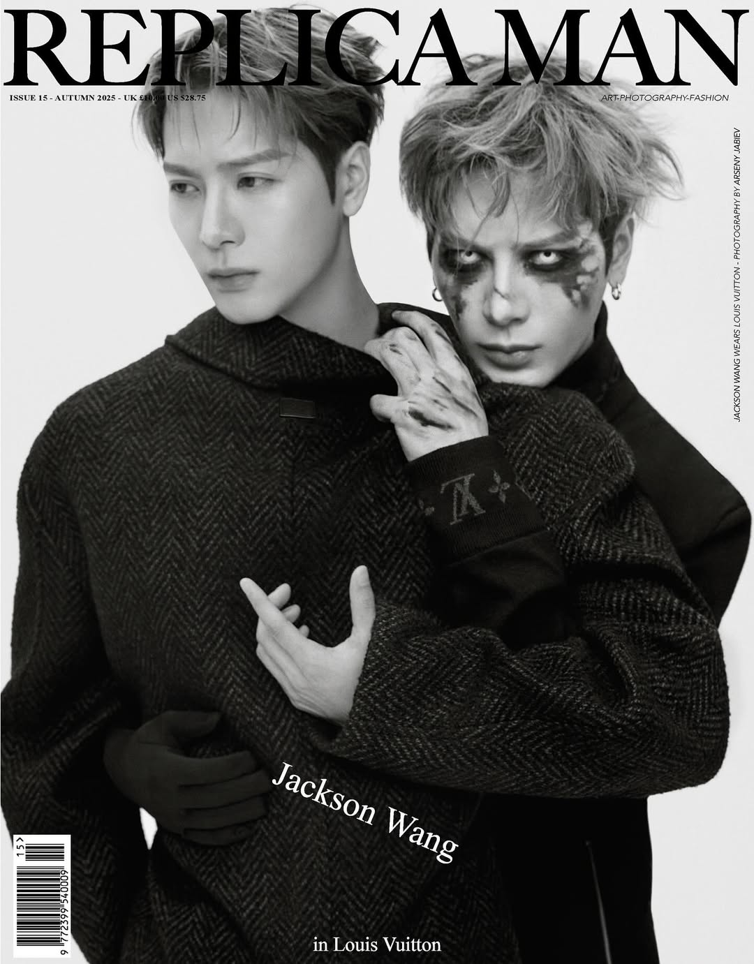 Arseny Jabiev X Jackson Wang for Replica Man Magazine Sep. 25