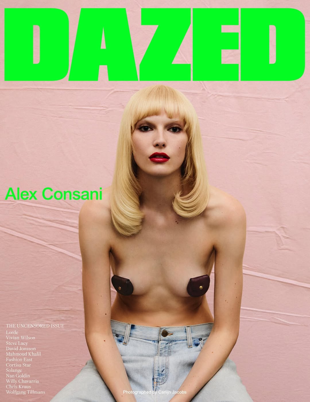 Carlijn Jacobs X Alex Consani for Dazed Sep. 25