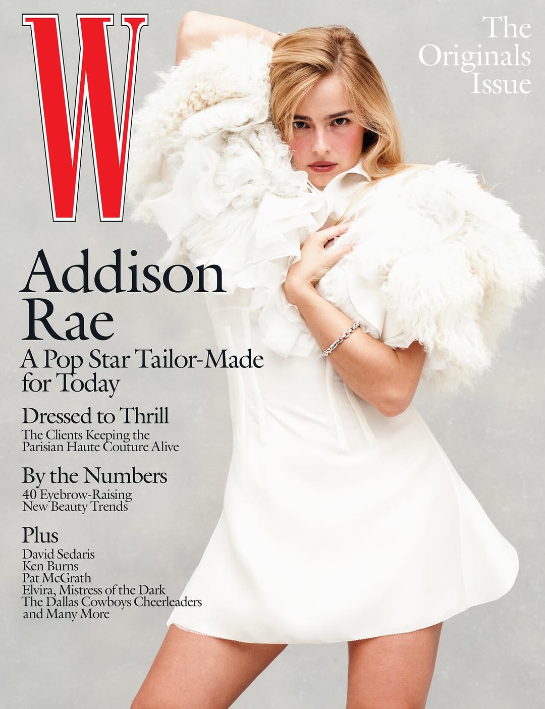 Rafael Pavarotti X Addison Rae for W Magazine Oct. 25