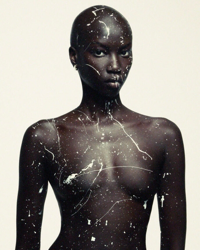 Carlijn Jacobs X Anok Yai for British Fashion Council Dec. 25