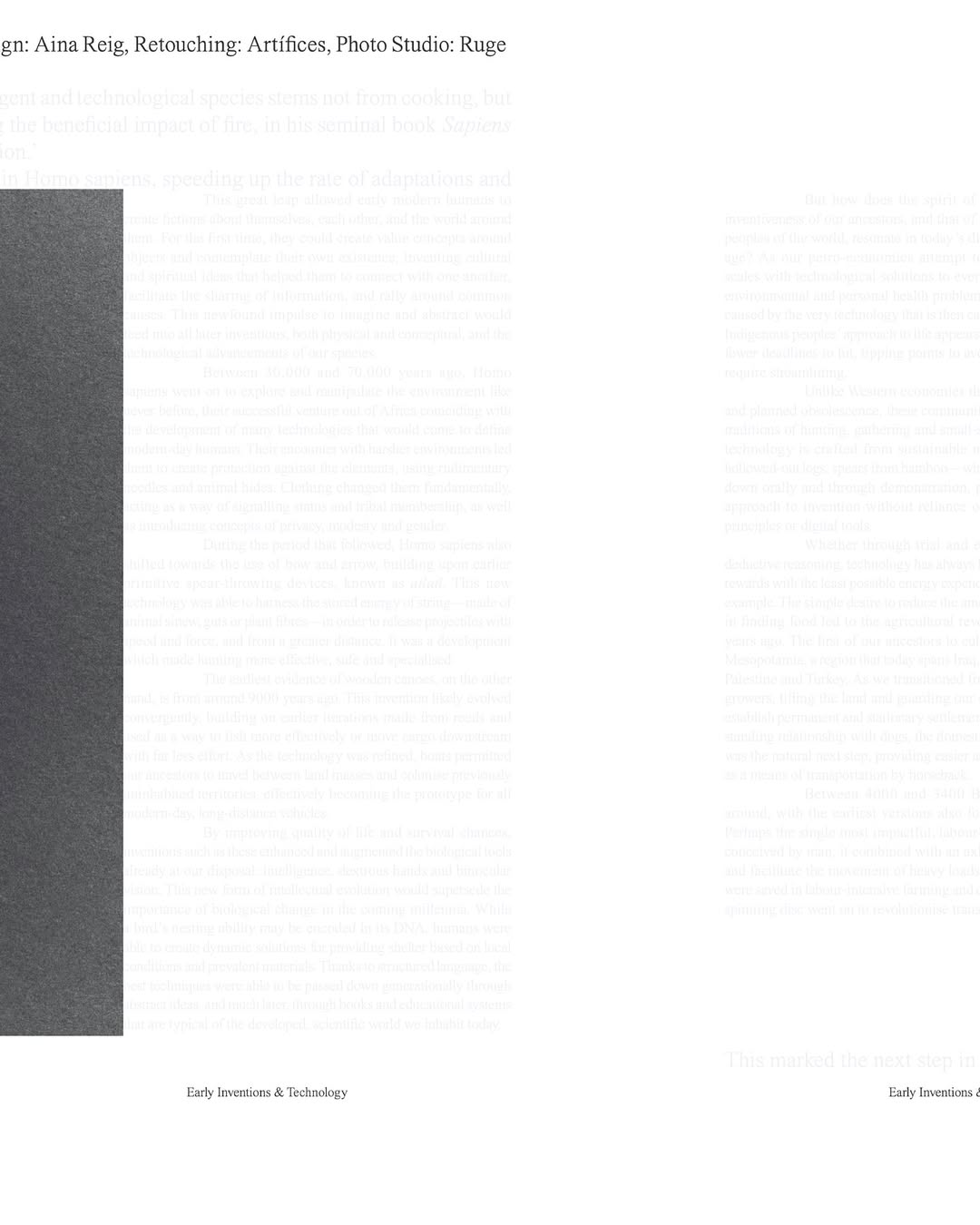 Developed for @presentspacemag (Print Five), the project “Early Inventions and Technology” stages duos of past and present to reflect on how the same invention shifts across time. Through pared-back compositions by photographer @alexcascallana, with set design by Aina Reig @bambi33__ and creative direction by me. Objects are reframed into symbolic counterparts — from the earliest stone wheel to its contemporary engineered version. The result is a series that makes visible both continuity and disruption, revealing how technological advances remain anchored in their original logic while opening new possibilities for movement and design. 
👉 The full project is now live — see it via the link in bio.

Words: Richard Catty
Editorial Design: @amileamileamile Photography: @alexcascallana Creative Direction: @sylvia_perezperez Set Design: @bambi33__ Retouching: @artifices_paris Photo Studio: @ruge.studio