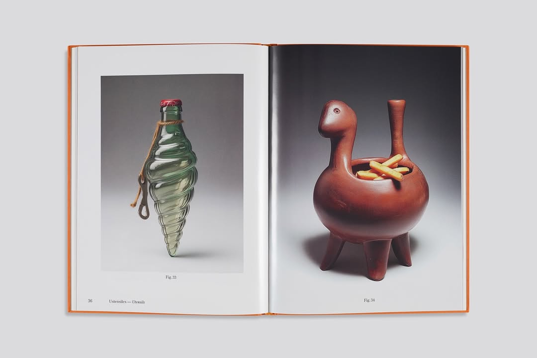 Postproduction and color separation of Inframundi by @elisa_valenzuelaa, published by @notenote.editions

Join us tomorrow for the launch and book signing! 
Librairie Alain Brieux
6-9 PM
48 rue Jacob, 75006 Paris 

Inframundi is a catalogue of imaginary artefacts inspired by a personal story: that of a childhood spent in the presence of an ancient pre-Columbian mummy. Drawing on this formative memory, Elisa Valenzuela imagines the objects one might need in the afterlife.

Book design @hello_dune_lunel
Printed by @grafiche_veneziane 

#artificesparis #artificesprint #elisavalenzuela