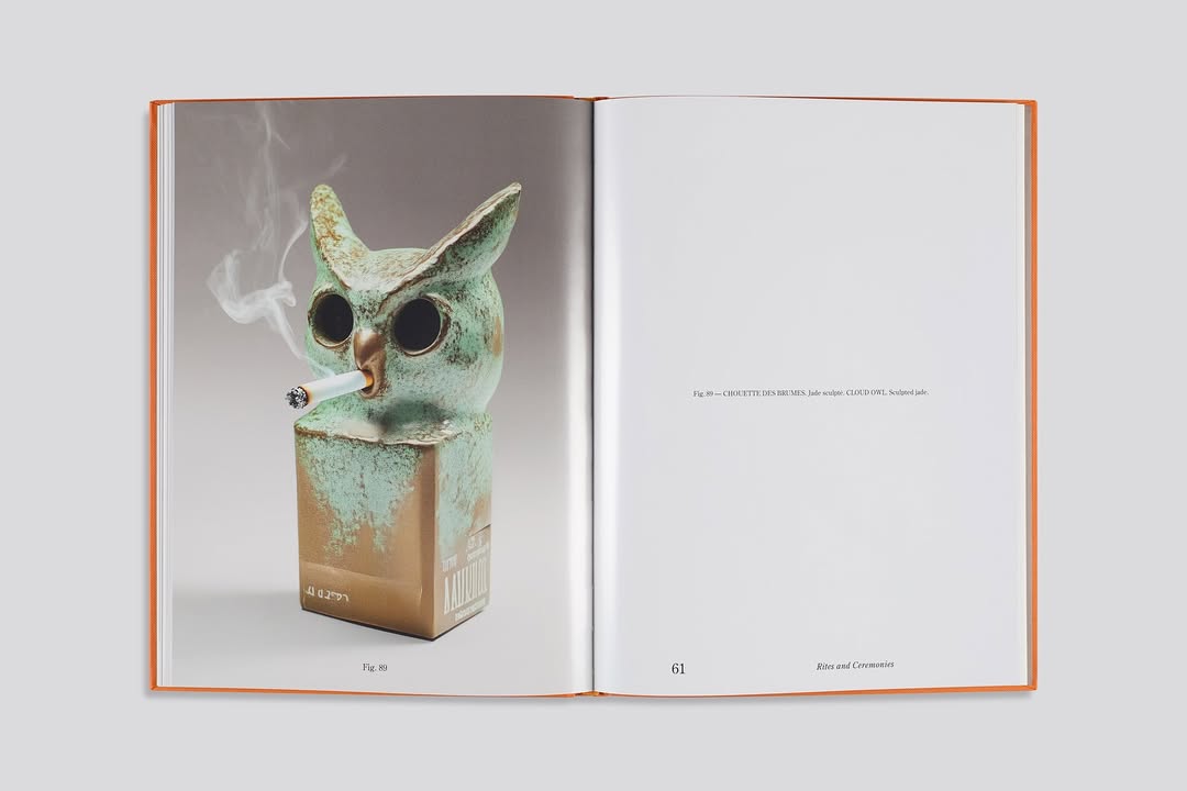 Postproduction and color separation of Inframundi by @elisa_valenzuelaa, published by @notenote.editions

Join us tomorrow for the launch and book signing! 
Librairie Alain Brieux
6-9 PM
48 rue Jacob, 75006 Paris 

Inframundi is a catalogue of imaginary artefacts inspired by a personal story: that of a childhood spent in the presence of an ancient pre-Columbian mummy. Drawing on this formative memory, Elisa Valenzuela imagines the objects one might need in the afterlife.

Book design @hello_dune_lunel
Printed by @grafiche_veneziane 

#artificesparis #artificesprint #elisavalenzuela