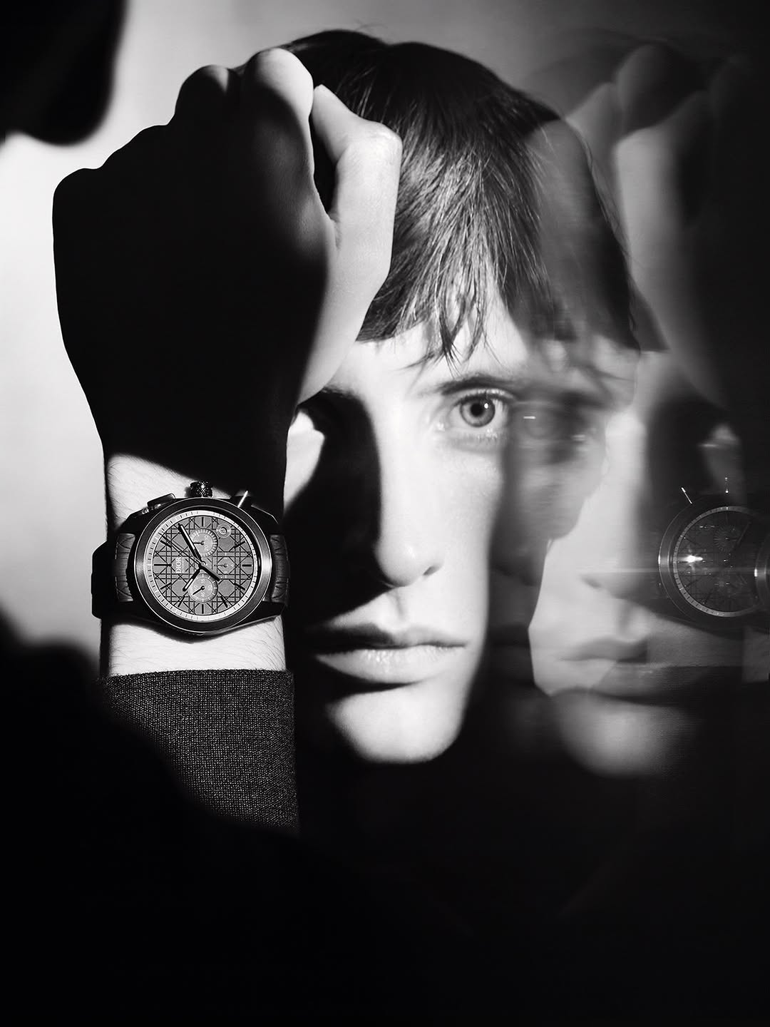 @dior Magazine #49

“The creative agency Baron+Baron and the team at Dior commissioned me to capture an alternative vision of their Chiffre Rouge watch collection. My approach was to challenge the conventional notion of time as a linear construct and instead explore it as something more fluid and interconnected. I see time as a medium—an invisible network or database where past, present, and future continuously shape and record one another. It is a kind of technology, a tool that consciousness uses to experience itself in a structured yet ever-evolving way. Through this series, I sought to visualize this perspective, creating images that transcend the ordinary and invite a deeper contemplation of time’s true nature.”

— Marcus Schaefer

Photography @marcusschaeferstudio 
Stylist @hanneshetta 
Model @bennobulang 
Hair @pablokuemin 
Make up @patrickglatthaar 
Set designer @lunekuipers 
Casting Director @piotrchamiercasting 
Photographer Assistant @vanessakroupa @niermans.louis 
Digital Operator @laura.de.lucia
Post Production @artifices_paris 
Production @louis2world @michael_louis2 @maxou_picchu 

Creative Team
Executive Creative Director fabienbaron @baronandbaron 
Associate Creative Director @susie_hong_ 
Account Manager @camille_boisson 
Account Manager @capucine_delort 

Thanks to the team at @dior 
@ldespouys @estellewvo @norafdaid @katellgueguen @pottier.lili