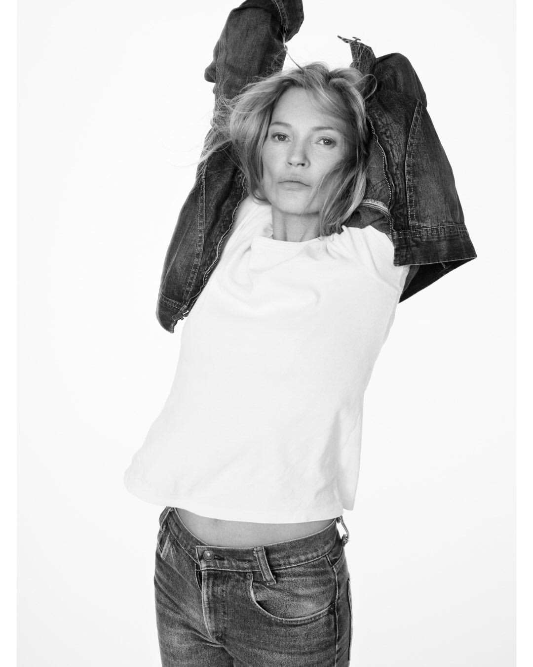 David Sims X Kate Moss for Harper’s Bazaar France Aug. 25