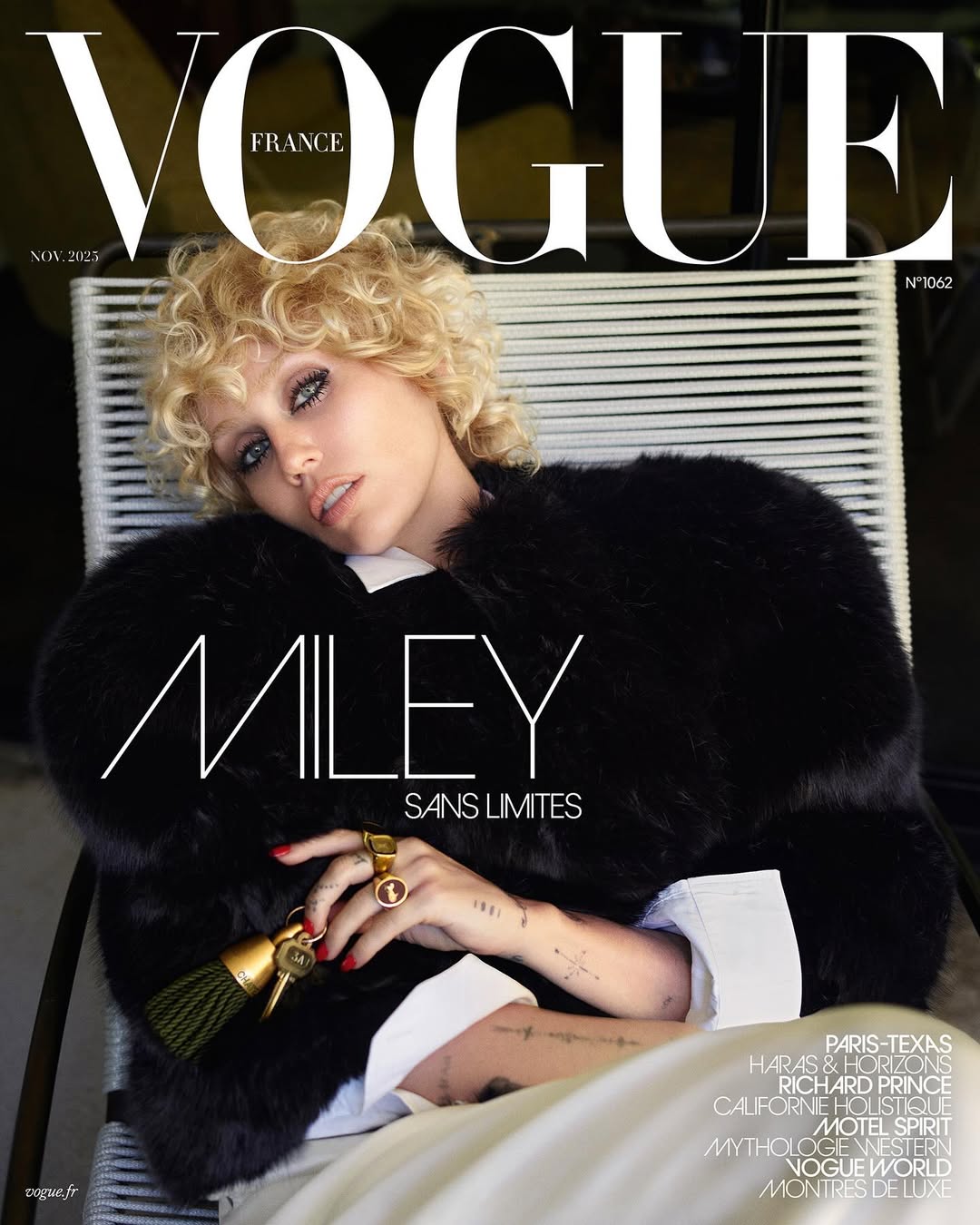 Mario  Sorrenti X Miley Cyrus for Vogue France Oct. 25