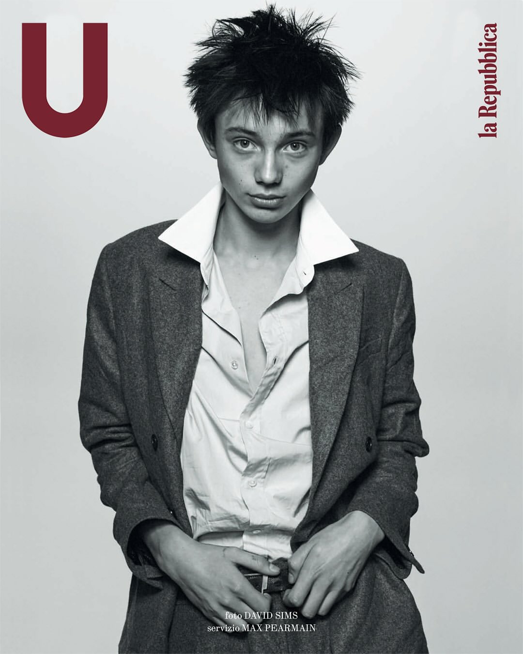 David Sims X U la Repubblica