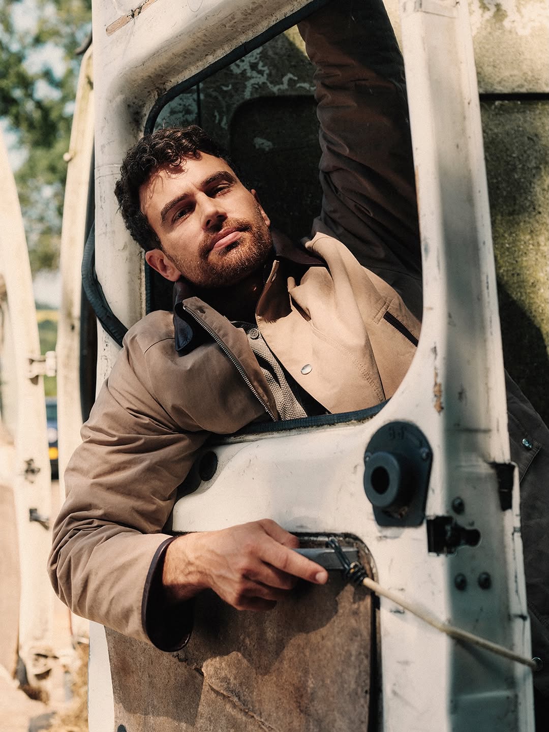Ben Parks X Theo James for British GQ Aug. 26