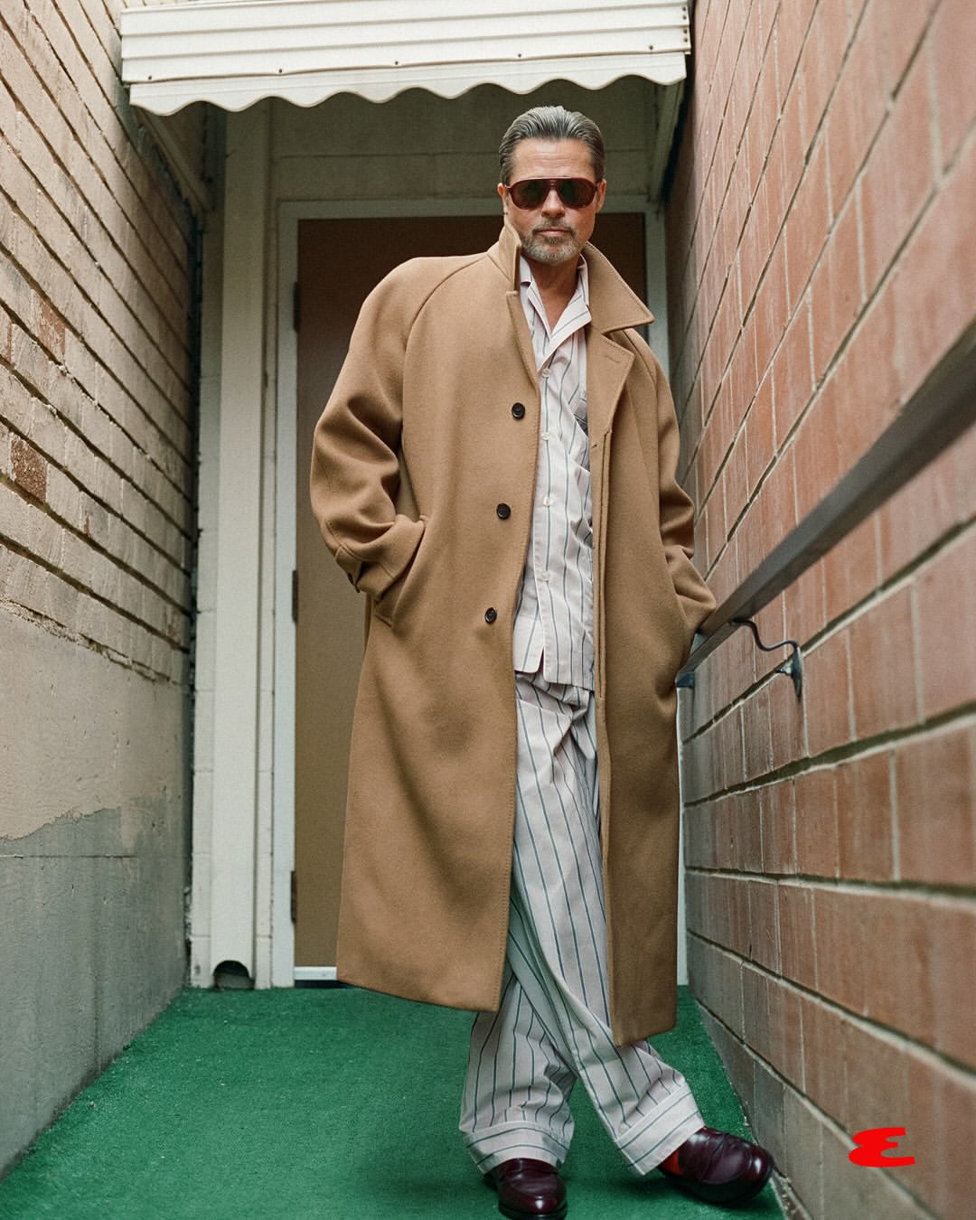 Chantal Anderson X Brad Pitt for Esquire Aug. 26