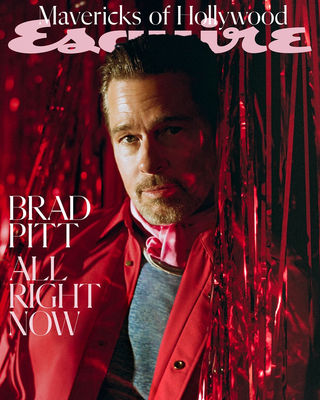 Chantal Anderson X Brad Pitt for Esquire Aug. 26