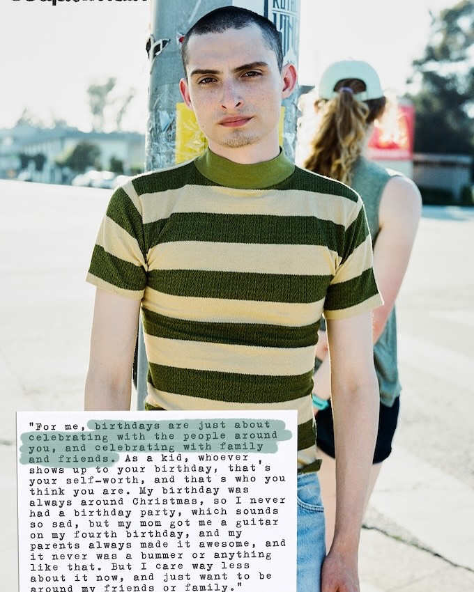 Daniel Prakopcyk X Finn Wolfhard for COUP DE MAIN Jul. 25