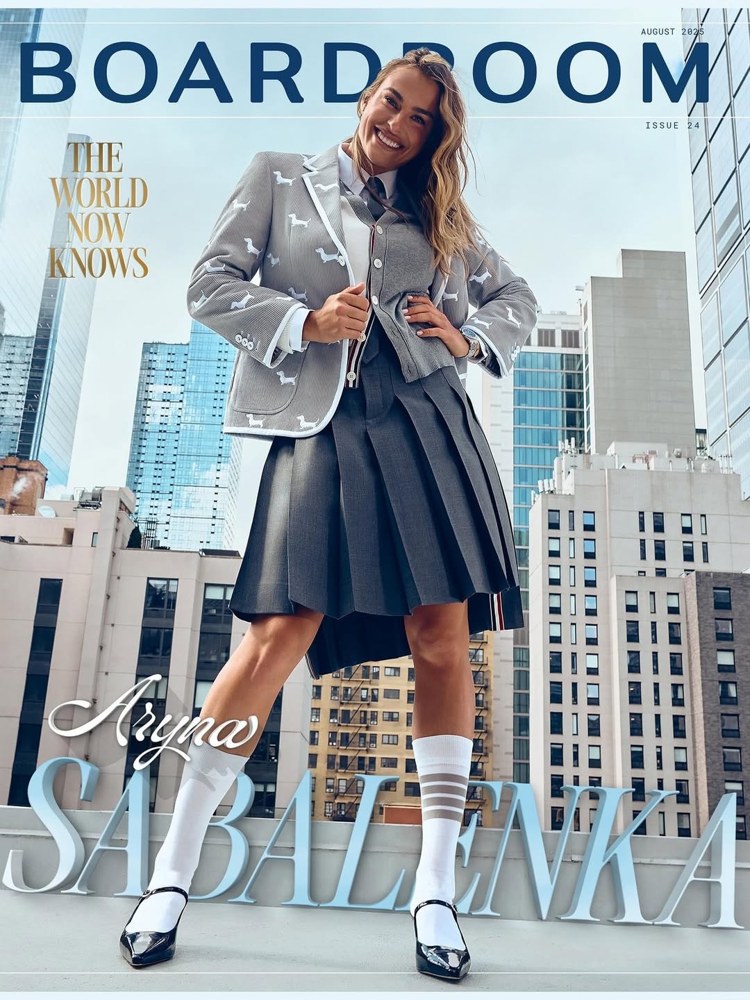 Grace Rivera X Aryna Sabalenka for Boardroom Aug. 25