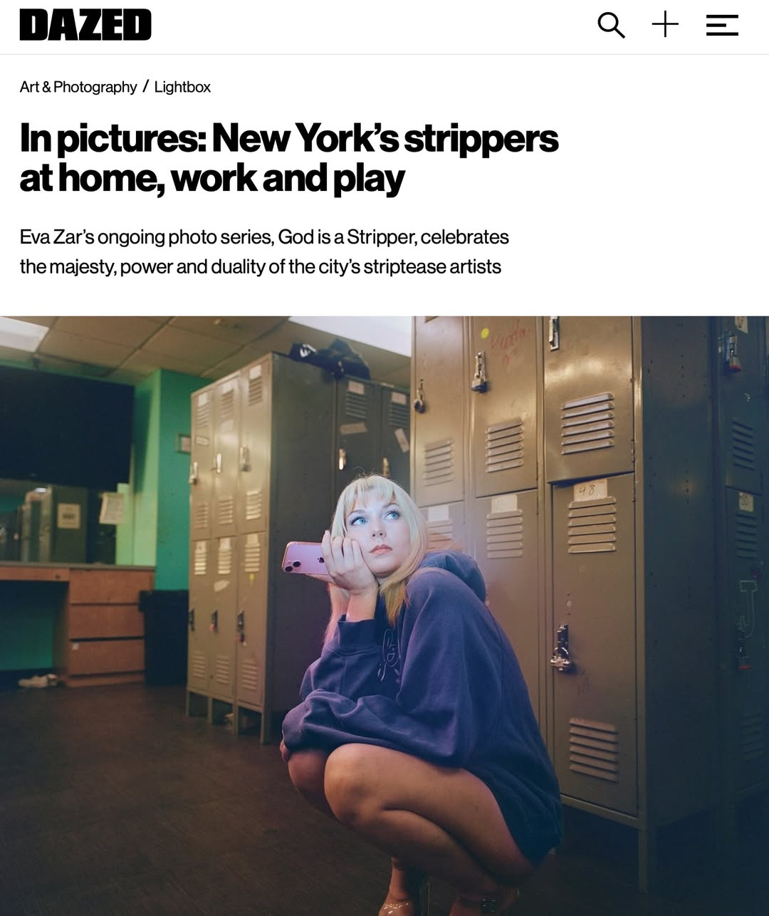 Dazed |  Aug. 26