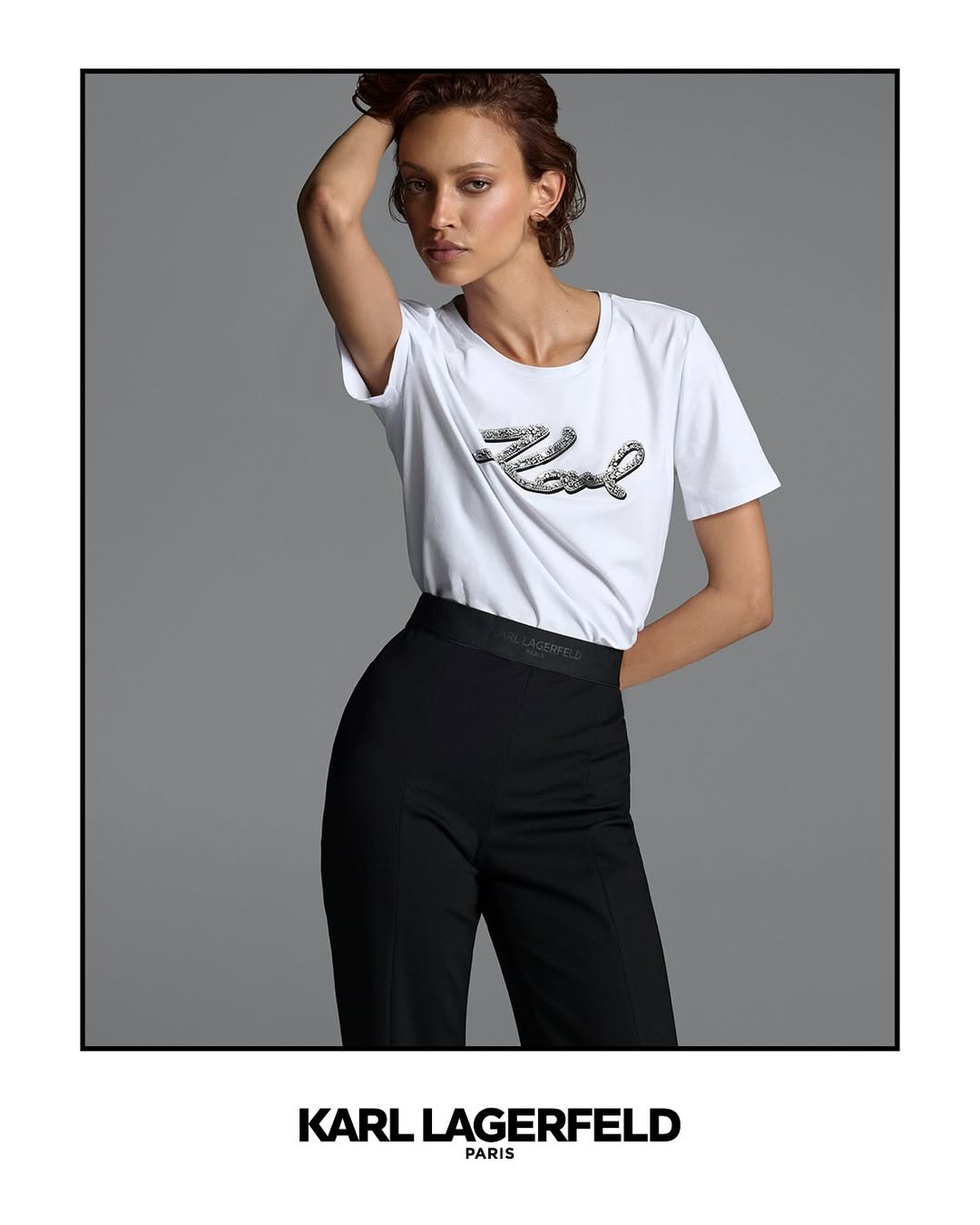 KLP FALL 25
Photo @chriscolls @serlin.art 
Style @celiaazoulay @thewallgroup 
Makeup @maudlaceppe @homeagency 
Hair @wardhair4real @homeagency 
Set @jackrflanagan 
Model @bettyschupp @thelionsmgmt 
@itspaulasoares @womenmanagementny 
Production @jeremieroumilhac @mialacommare 
Creative @bigandpartners 
Client @karllagerfeld