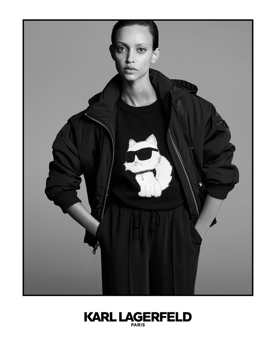 KLP FALL 25
Photo @chriscolls @serlin.art 
Style @celiaazoulay @thewallgroup 
Makeup @maudlaceppe @homeagency 
Hair @wardhair4real @homeagency 
Set @jackrflanagan 
Model @bettyschupp @thelionsmgmt 
@itspaulasoares @womenmanagementny 
Production @jeremieroumilhac @mialacommare 
Creative @bigandpartners 
Client @karllagerfeld