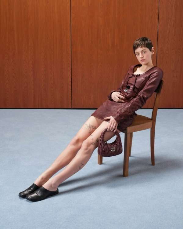 @emmalouisecorrin for @miumiu