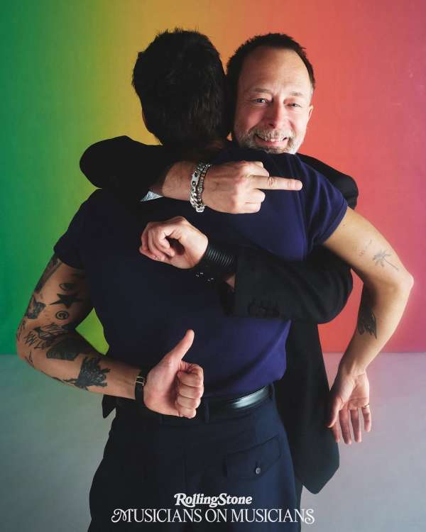 @harrystyles & @thomyorke for @rollingstone