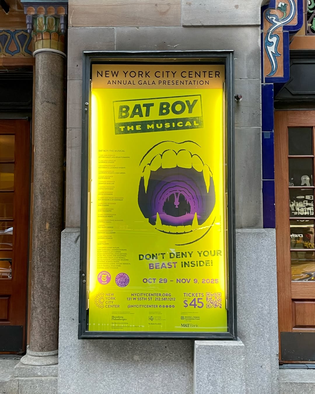Ben Wiseman X New York City Center Oct. 25