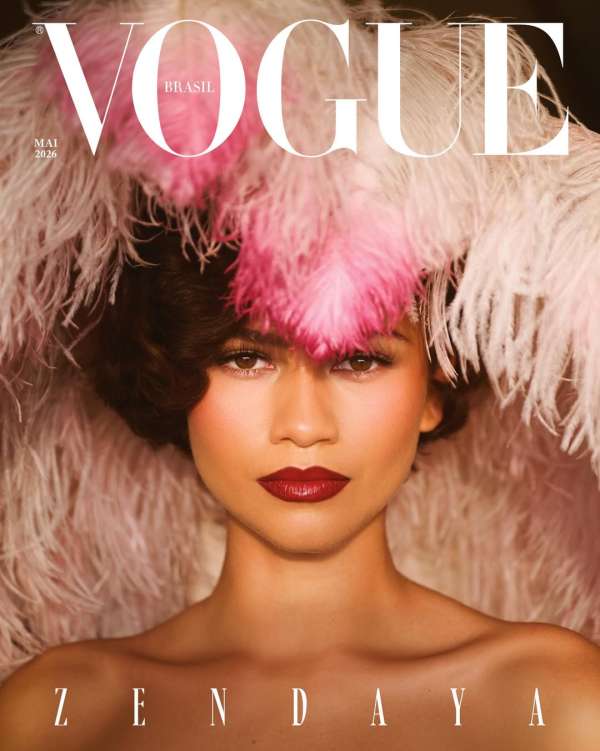 Vogue Brazil cover 2 of 3, featuring Zenday...