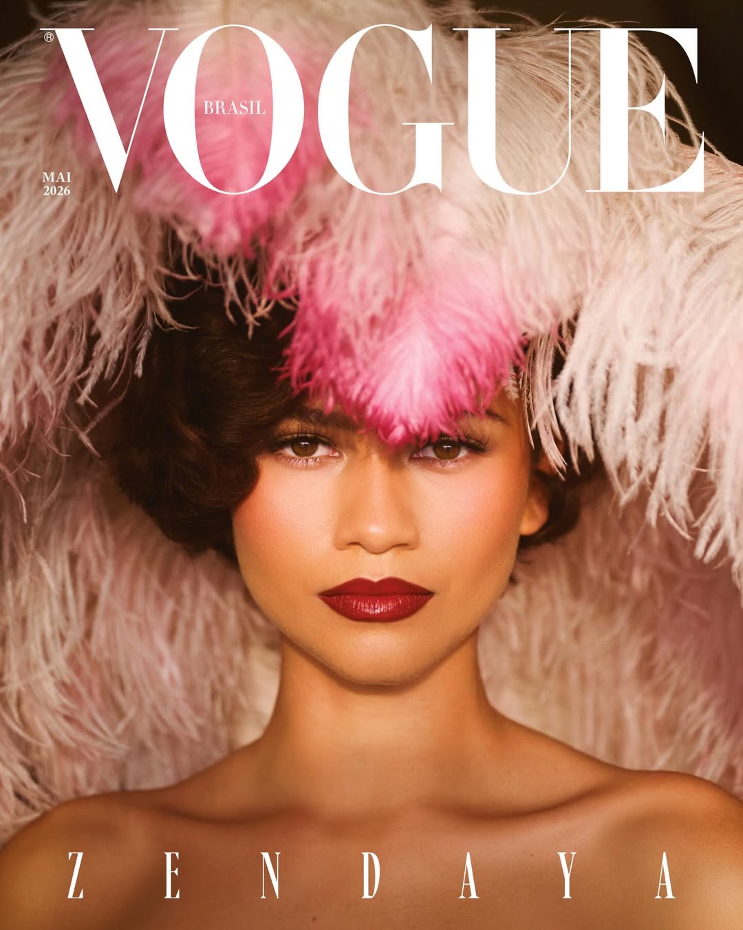 Vogue Brazil cover 2 of 3, featuring Zendaya, prod...